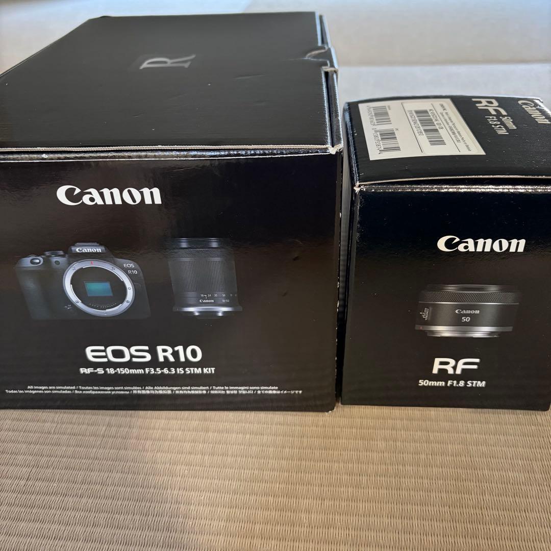 デジタルカメラ CanonEOSR10 RF-S18-150mm RF 50mm f1.8stm