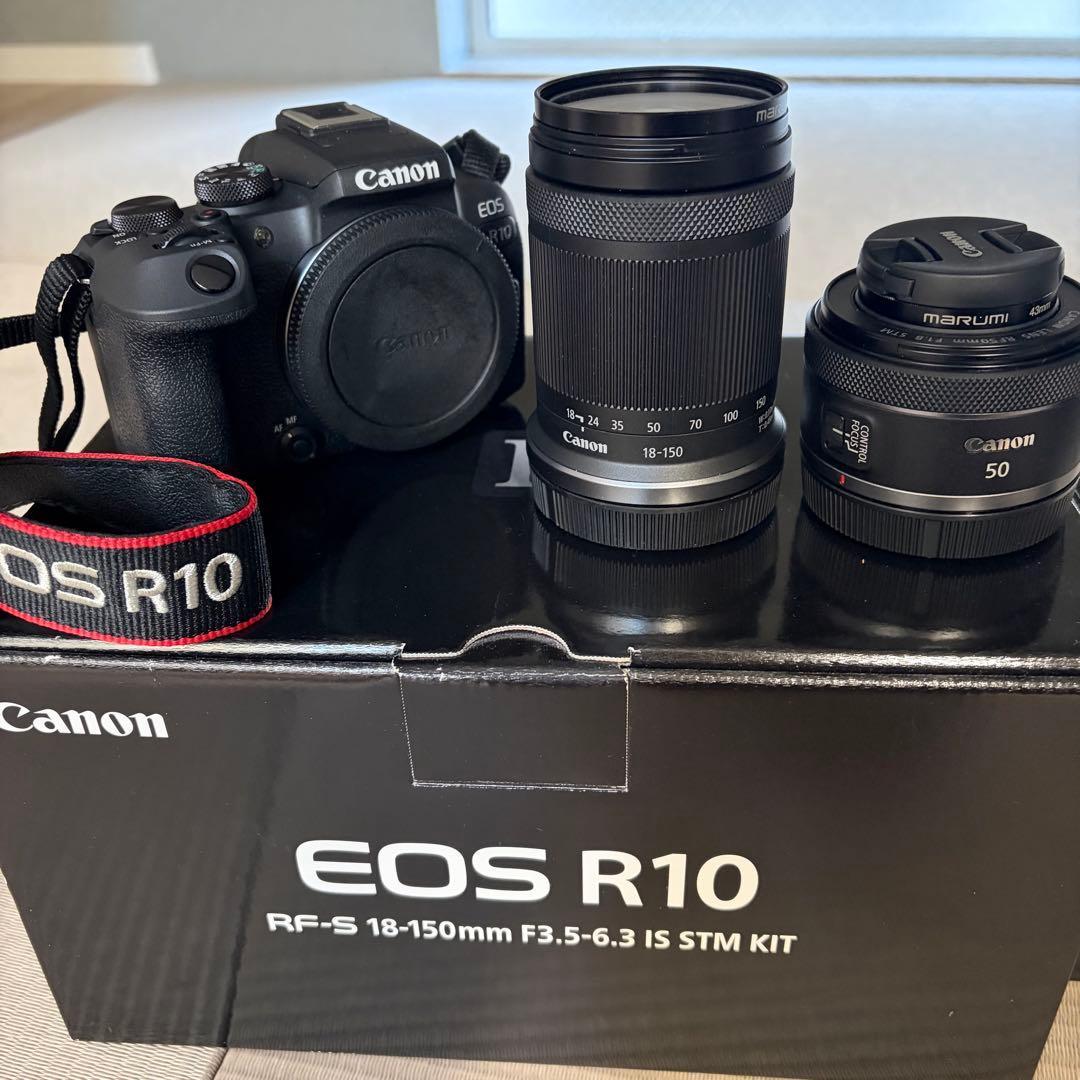 デジタルカメラ CanonEOSR10 RF-S18-150mm RF 50mm f1.8stm