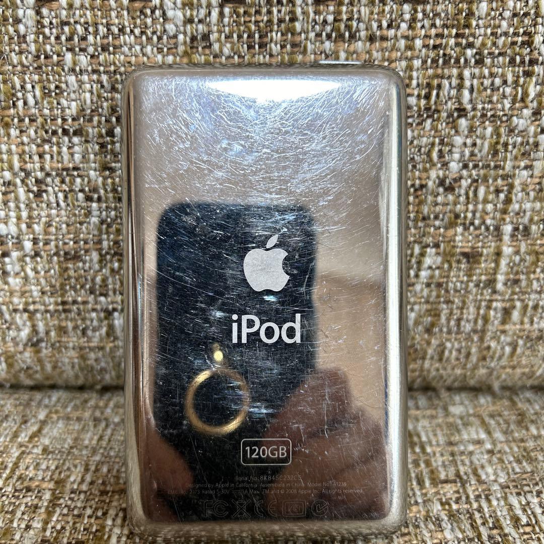 【ジャンク】Apple iPod 120GB （シルバー）