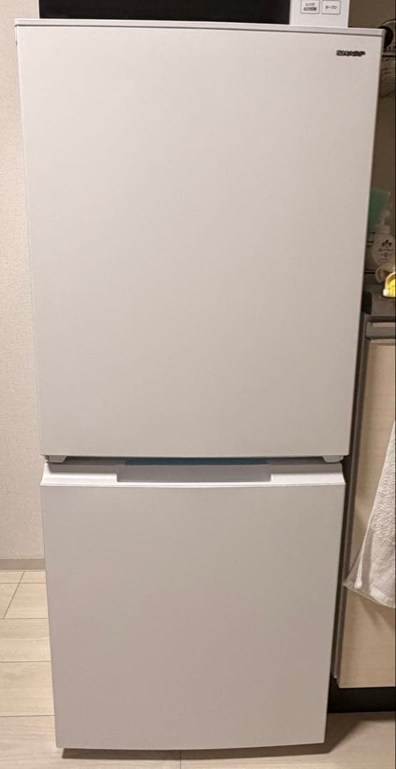 中古美品2024年製 SHARP シャープ SJ-D15P-W