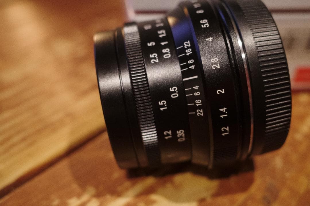 7artisans 交換レンズ 35mm f1.2 ii EOSMマウント用