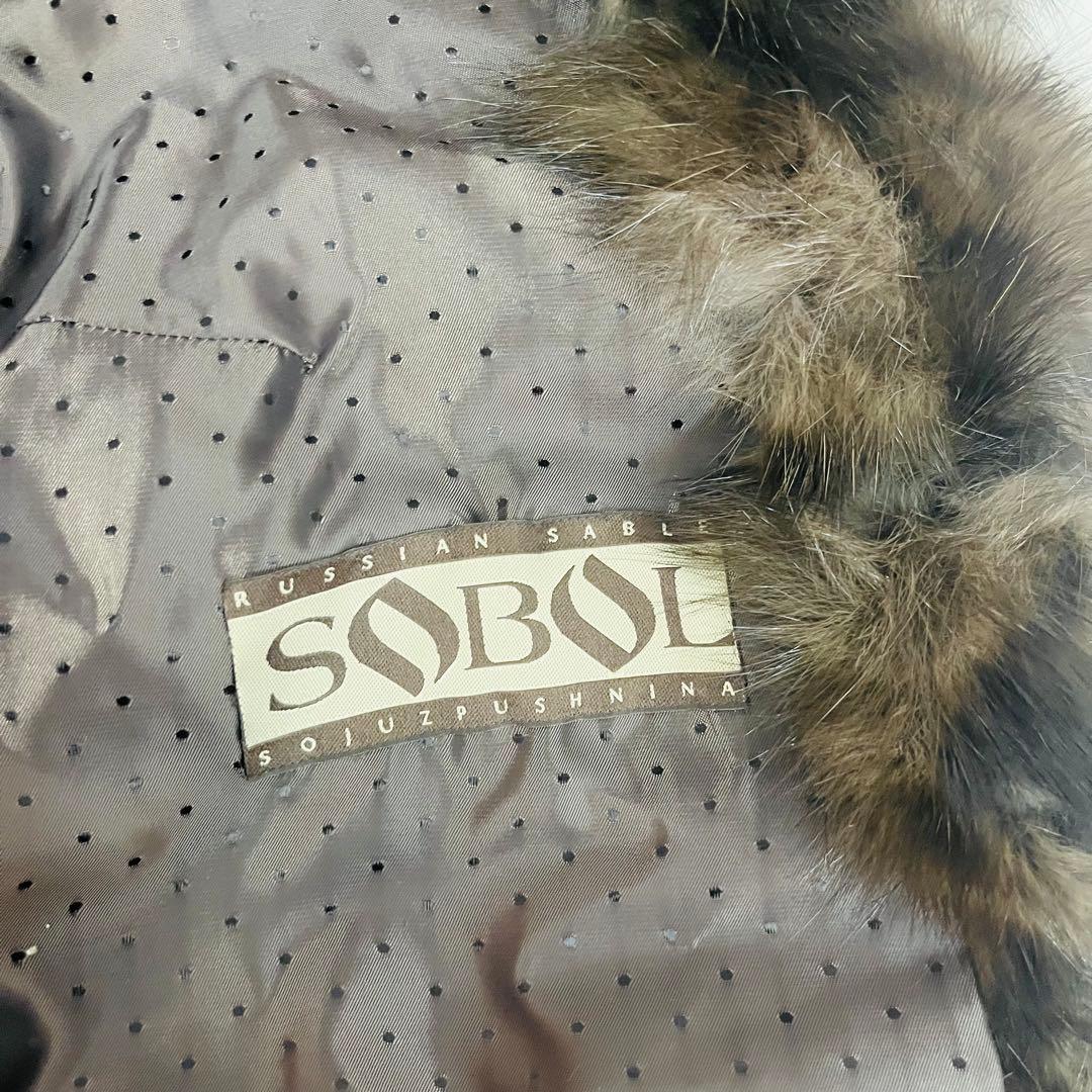 KF15【大特価】VIOLETA ロシアンセーブルベスト ブラウン