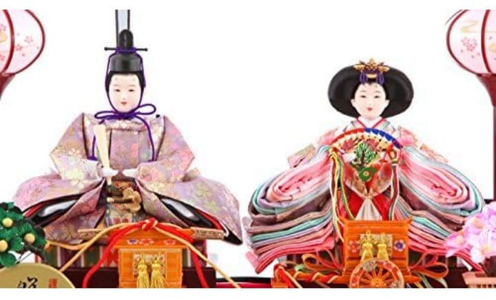 雛人形 コンパクト ひな人形 雛 ケース飾り 親王飾り 清玉作 芥子親王