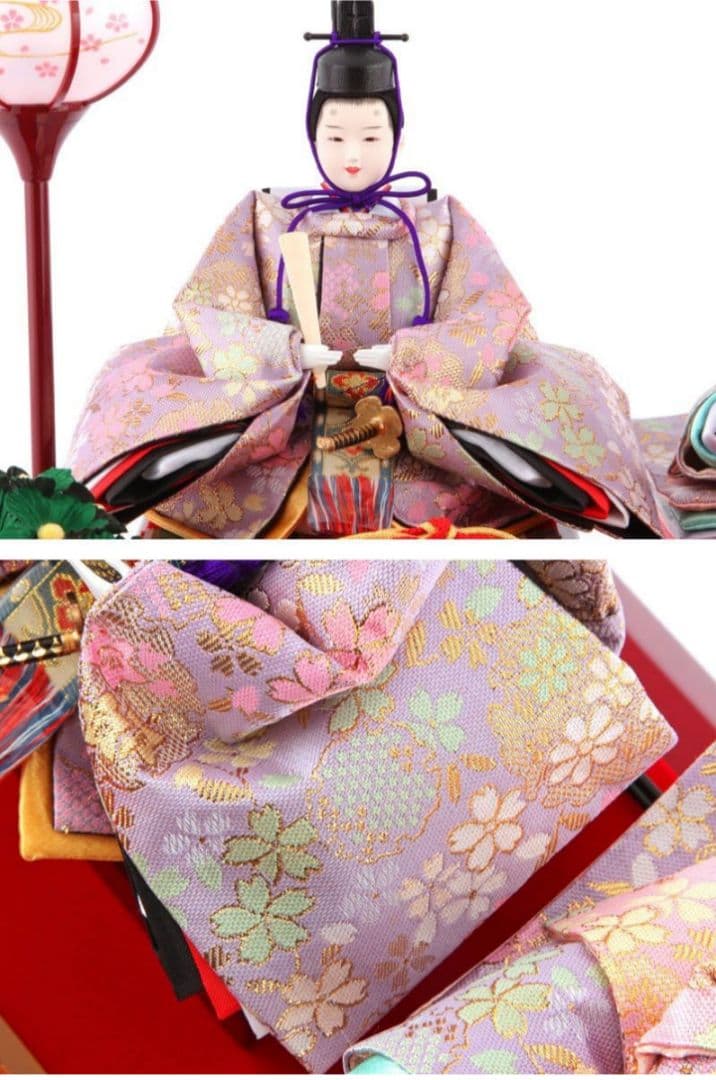 雛人形 コンパクト ひな人形 雛 ケース飾り 親王飾り 清玉作 芥子親王