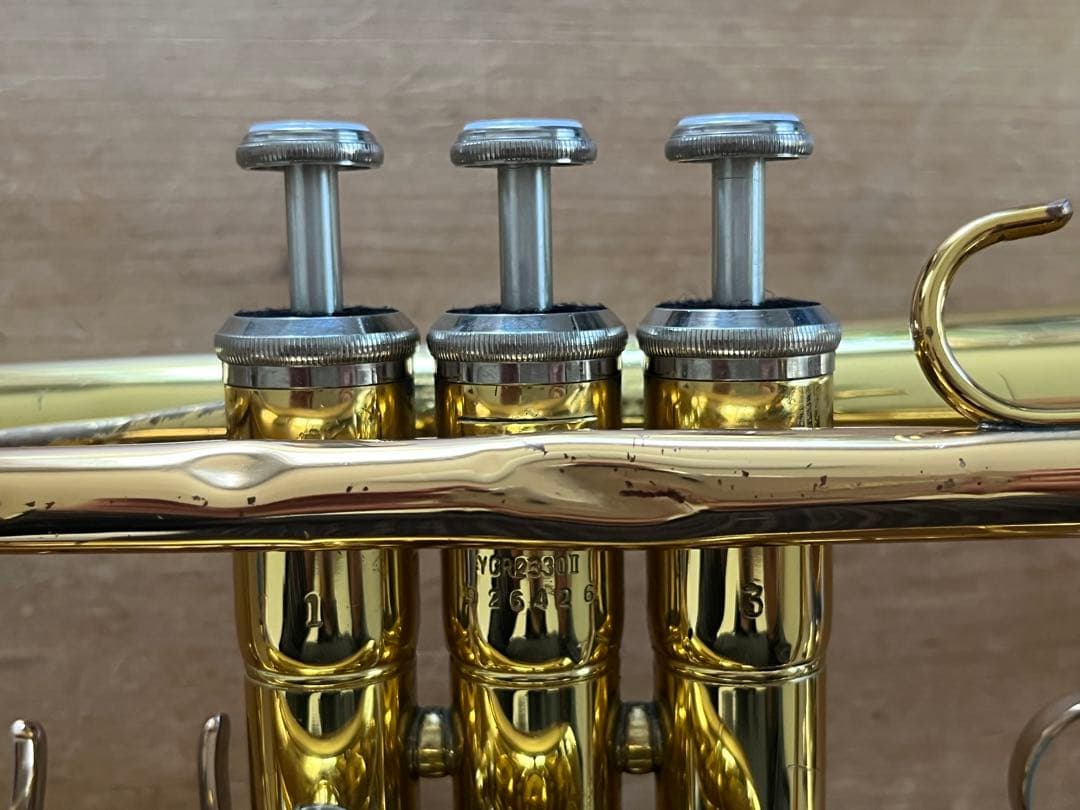 YAMAHA YCR2330II コルネット本体 3バルブ オイル付き