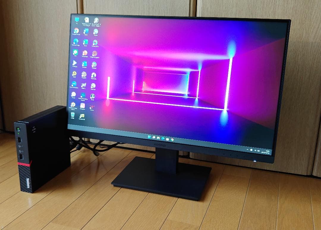 Lenovo省スペース高性能デスクトップPC③