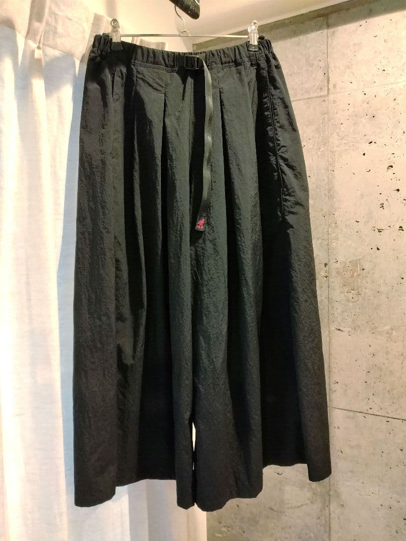 【美品】GRAMICCI NYLON FLARE PANTS ブラック M