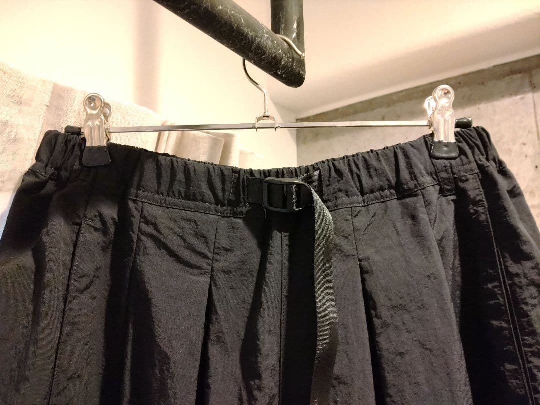 【美品】GRAMICCI NYLON FLARE PANTS ブラック M