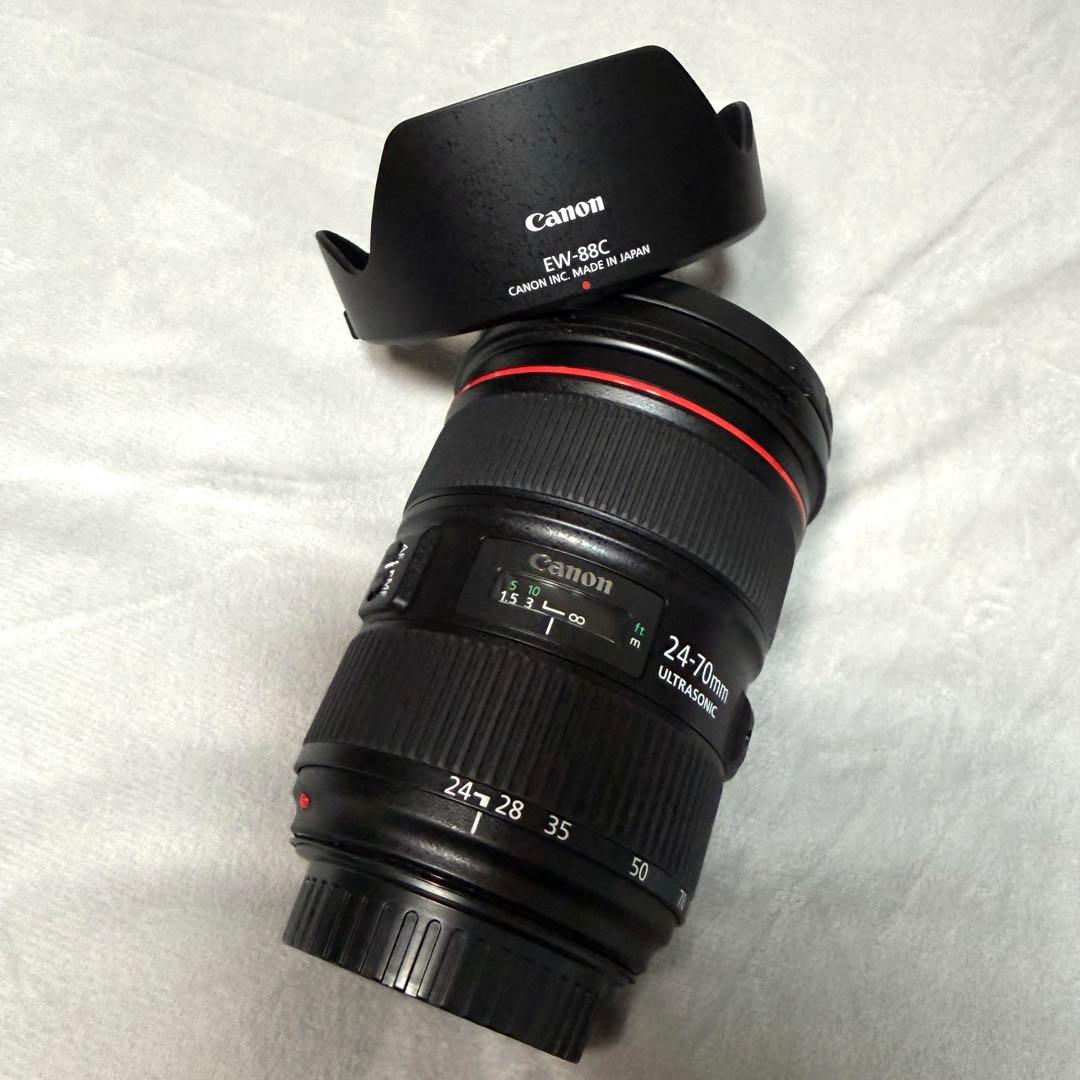 ほぼ新品:Canon EF 24-70mm f2.8L II USM Lレンズ