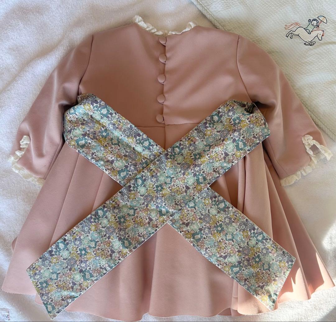 Amaia Kids アマイアキッズ ワンピースドレス ピンクリバティ1歳-2歳