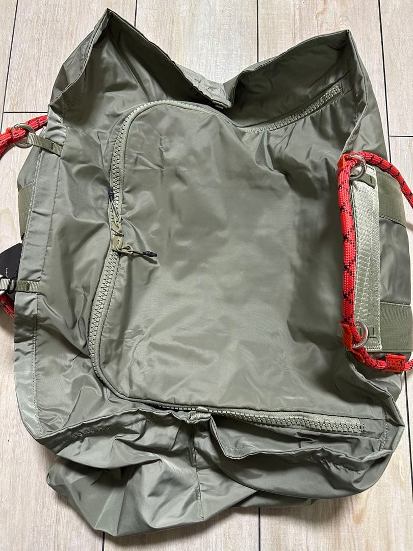 topologie Duffle Large オリーブグリーン　ストラップ付き