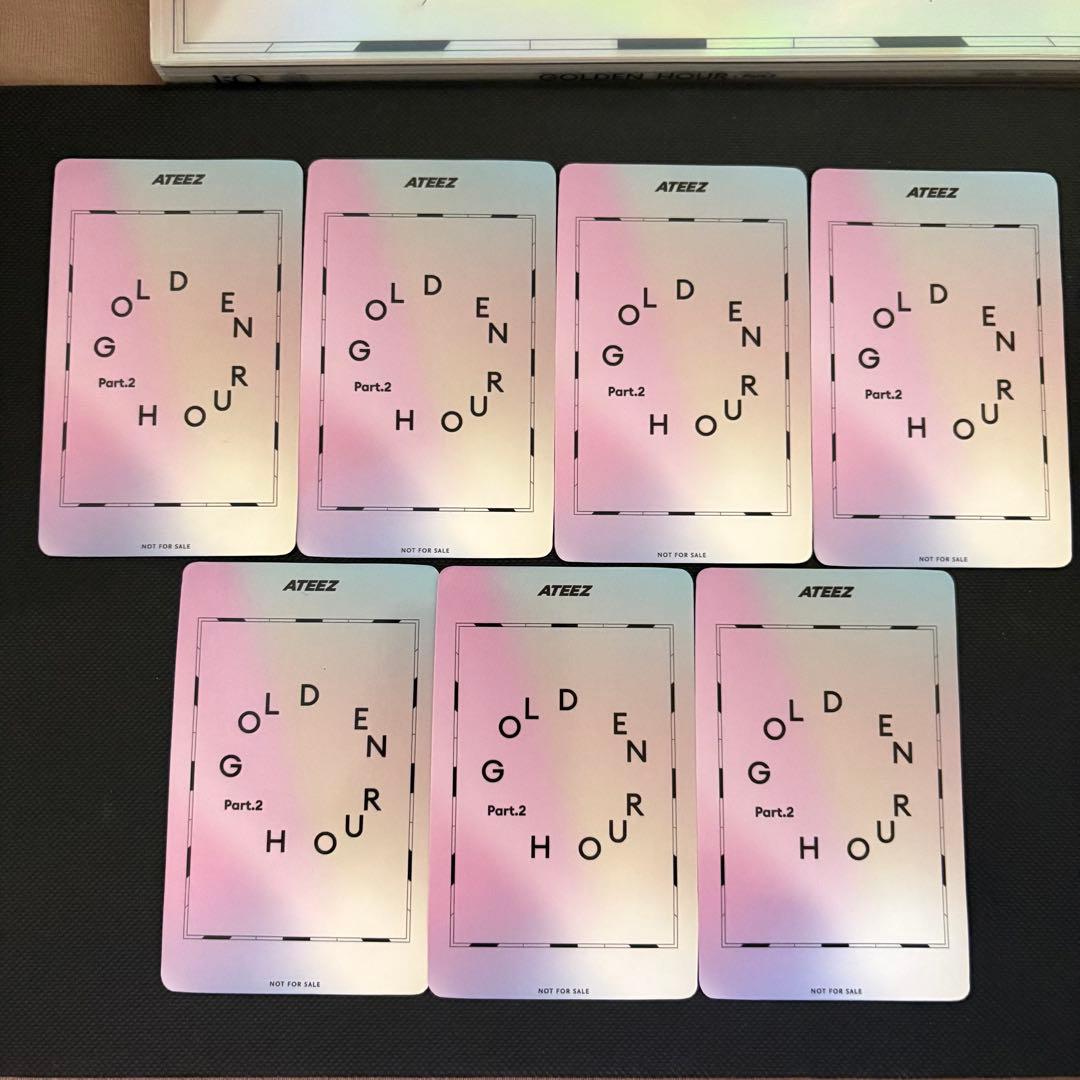 ATEEZ GOLDEN HOUR PART.2 FC ティアラ　7枚セット