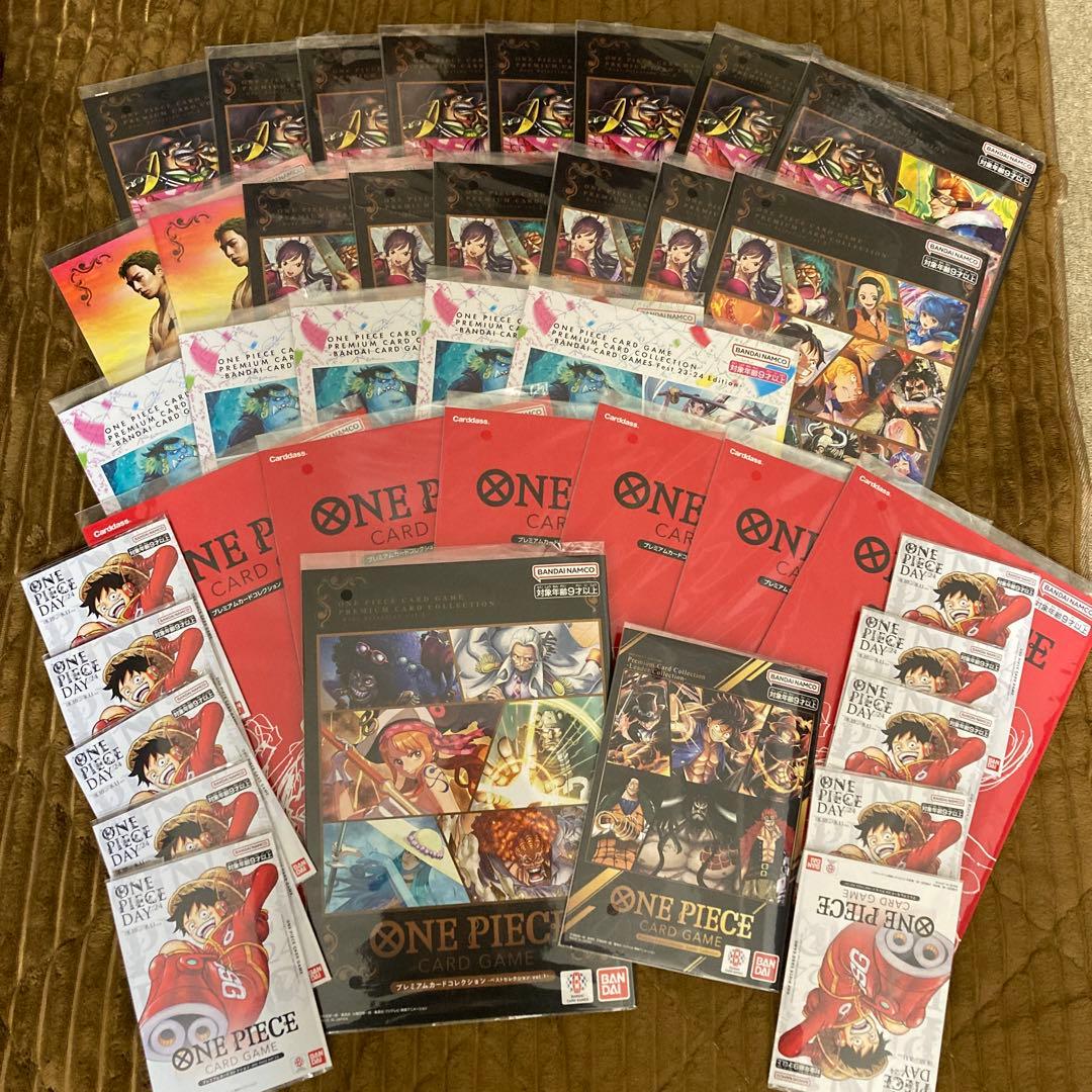 ワンピースカード　プレミアムカードコレクション　まとめ売り　ルフィ　プロモ