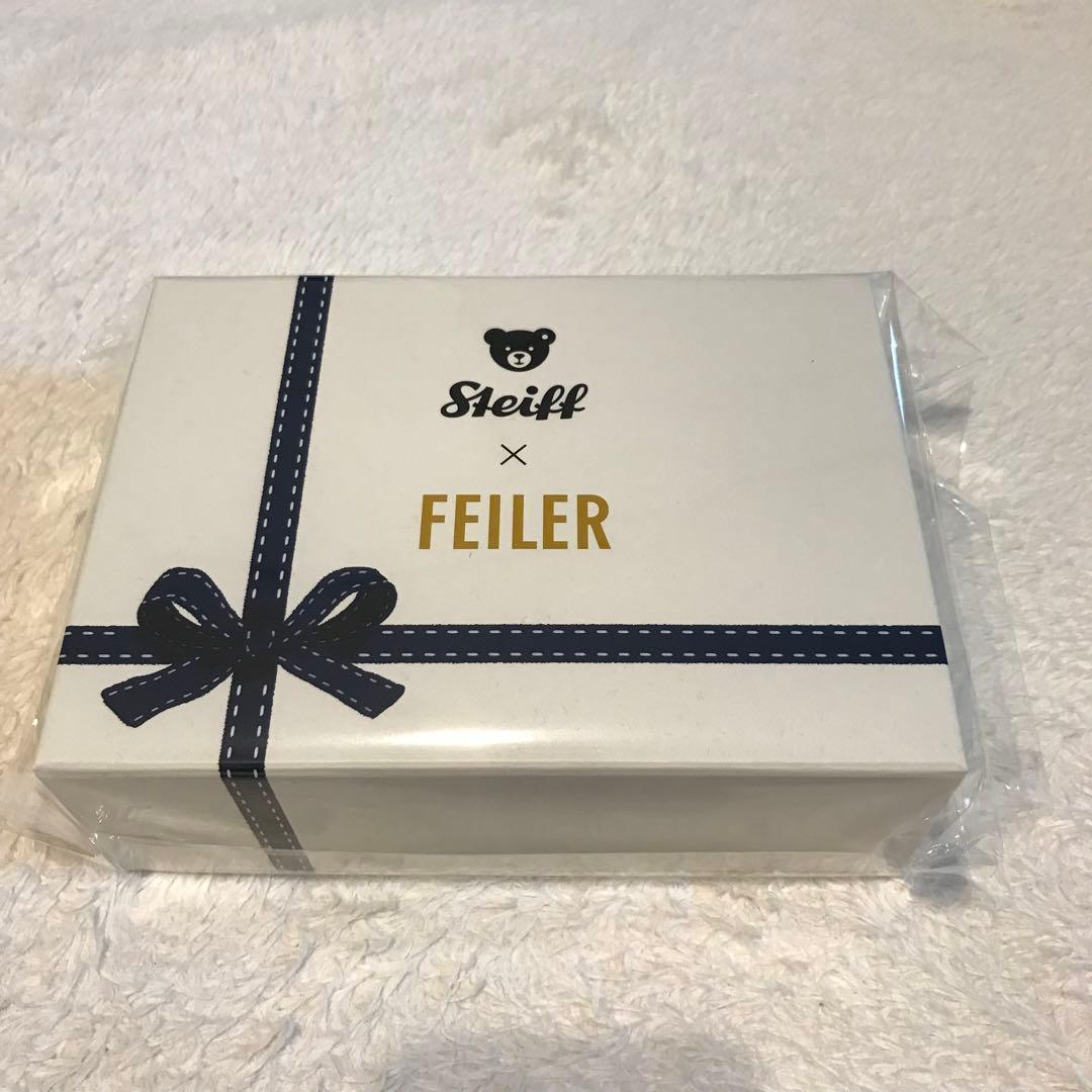 未開封　FEILER シュタイフ　コラボ　シュタイフテディベアキーリングスセット