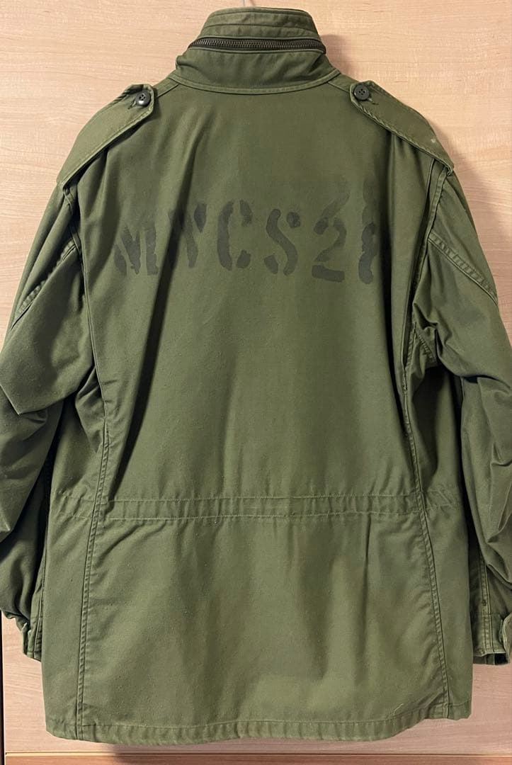 米軍実物 ビンテージ ステンシル ミリタリー M-65ジャケット サード USA