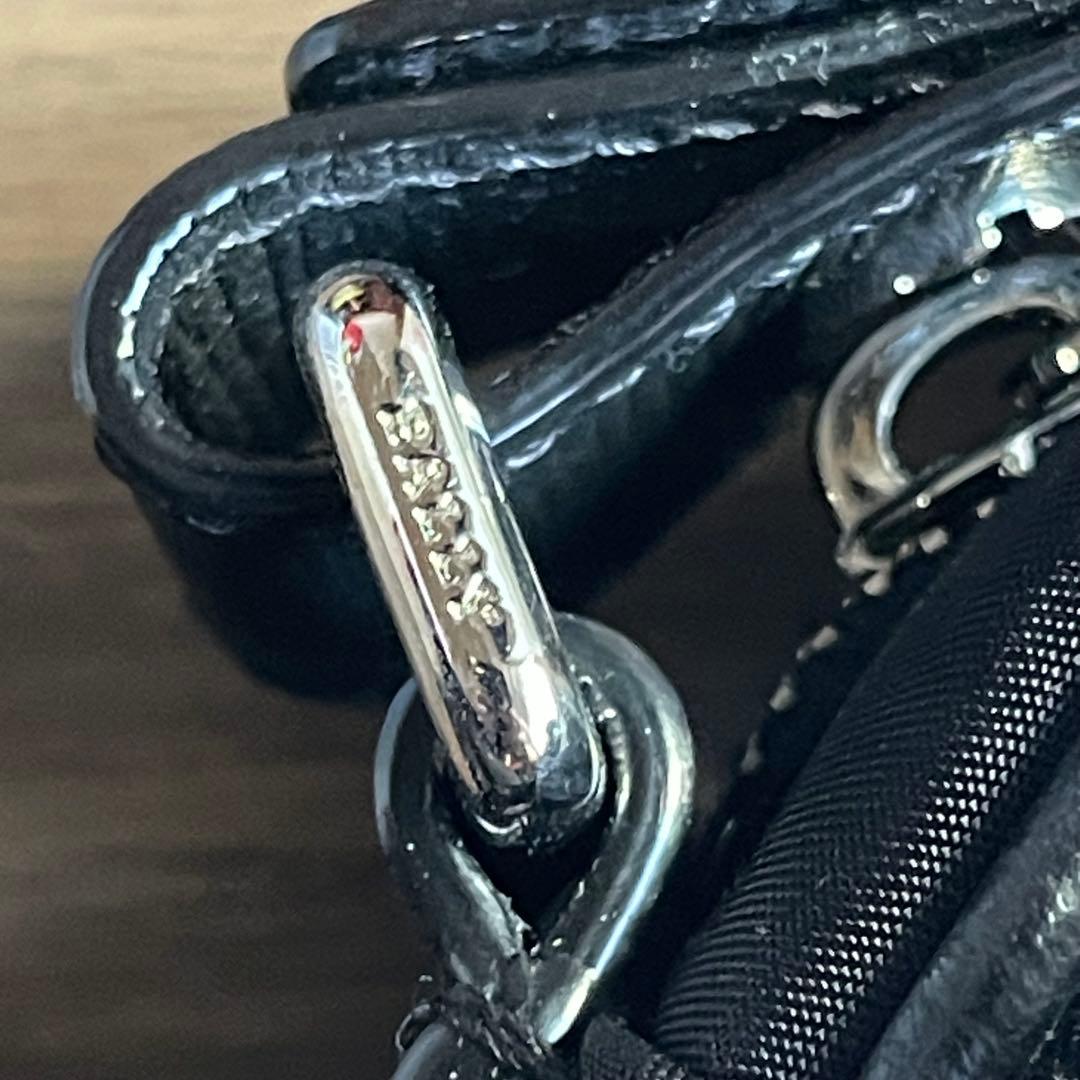 即購入OK! 新作　バリー　BALLY 黒 ナイロン ショルダーバッグ