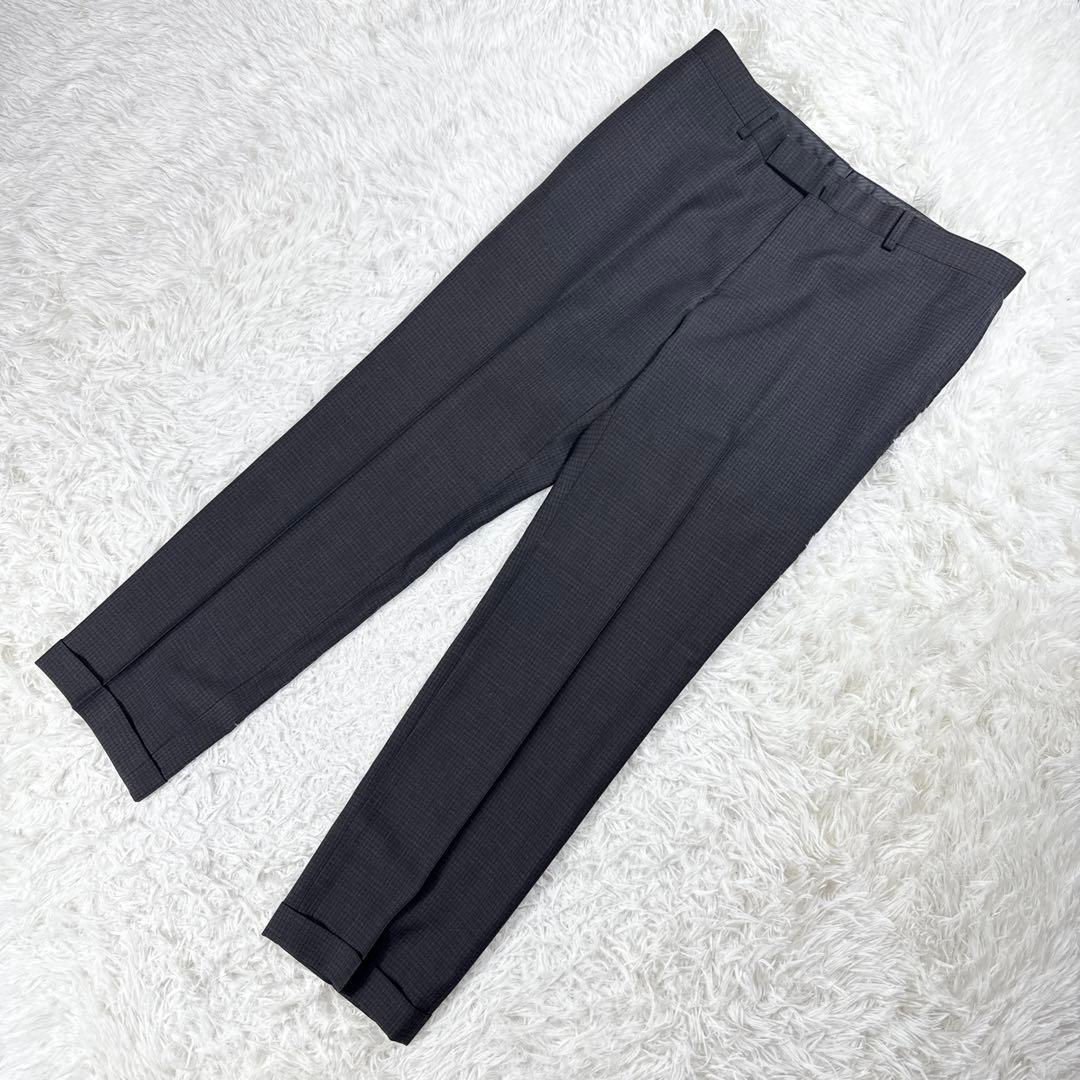 パーフェクトスーツファクトリー スリーピーススーツ ブラウン AB6 大きい