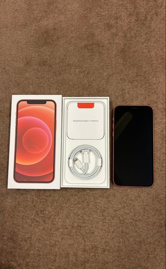 Apple iPhone 12本体 レッド 256GB SIMフリー