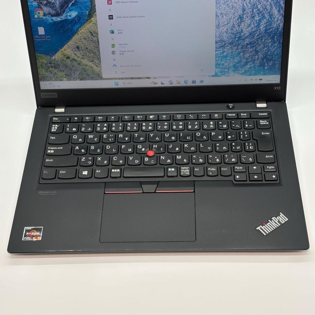 Windowsノート本体 ThinkPad X13 Gen1 AMD Ryzen 5 PRO4650U 3