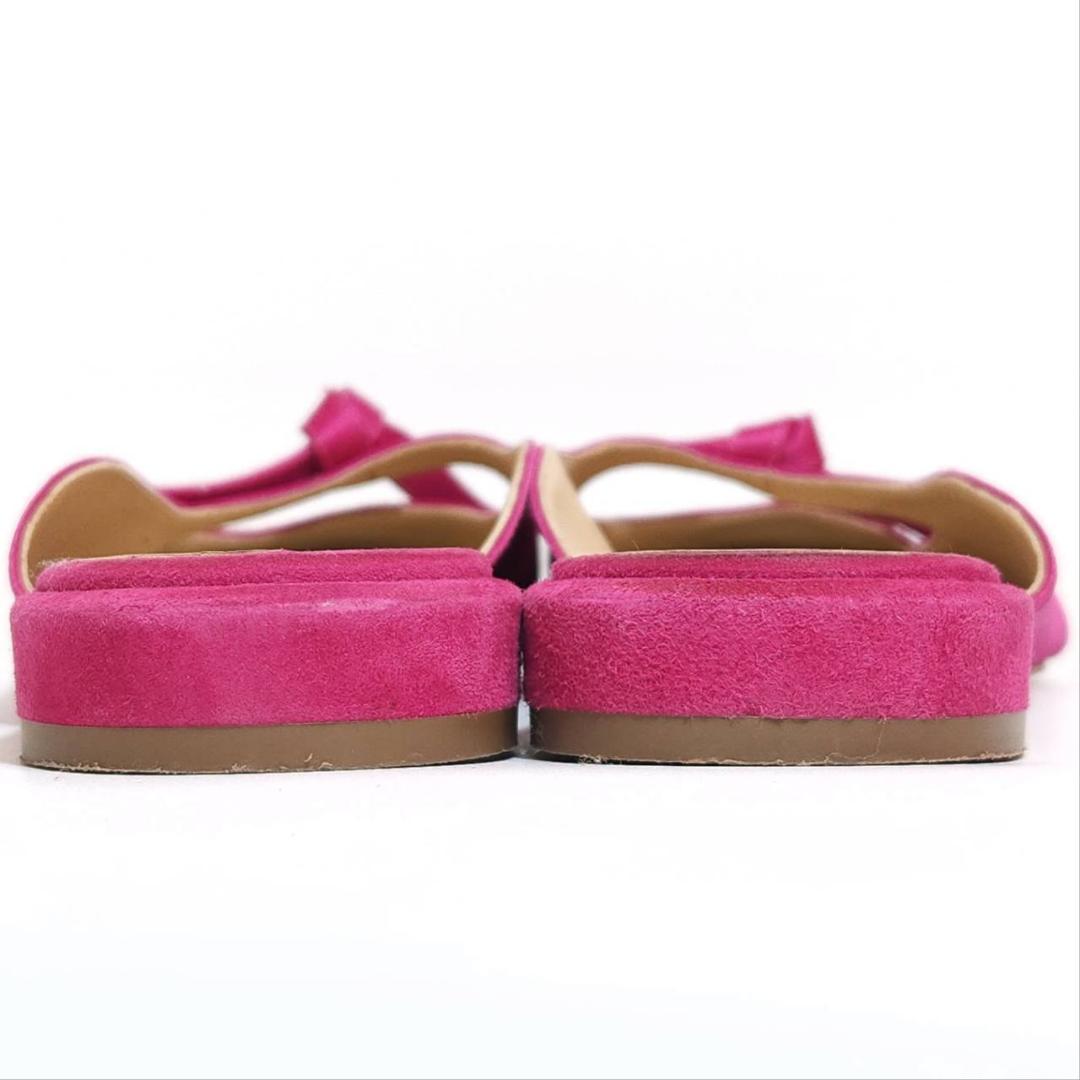 ファビオルスコーニ　リボンフラット　ミュール