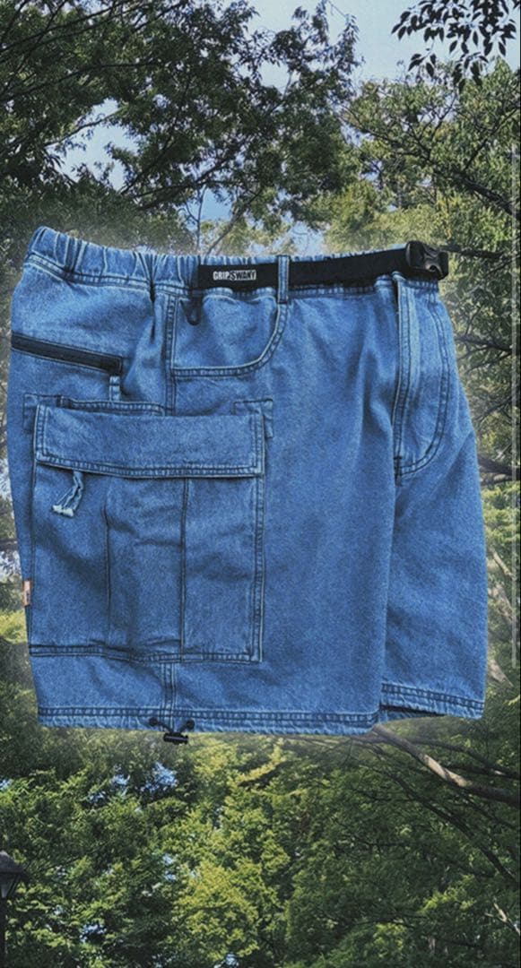 STABRIDGE GRIP SWANY DENIM SHORTS XLサイズ