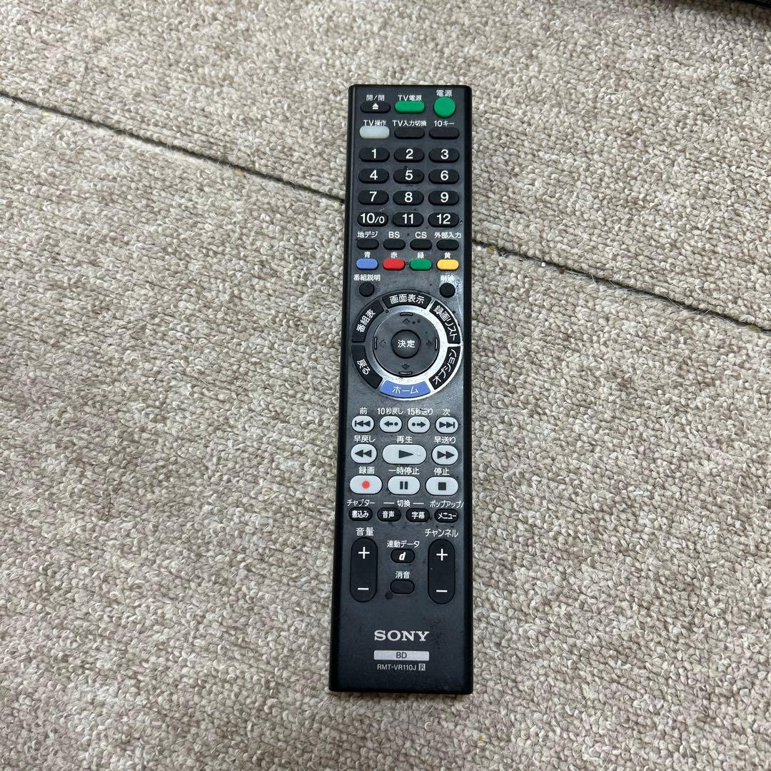 SONY ブルーレイレコーダー　BDZ-ZW500