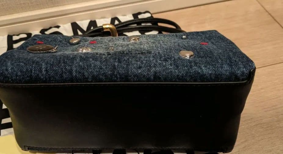 マークジェイコブス　ザトリンケット　チャーム　デニム　ミニデュアルバック　完売品