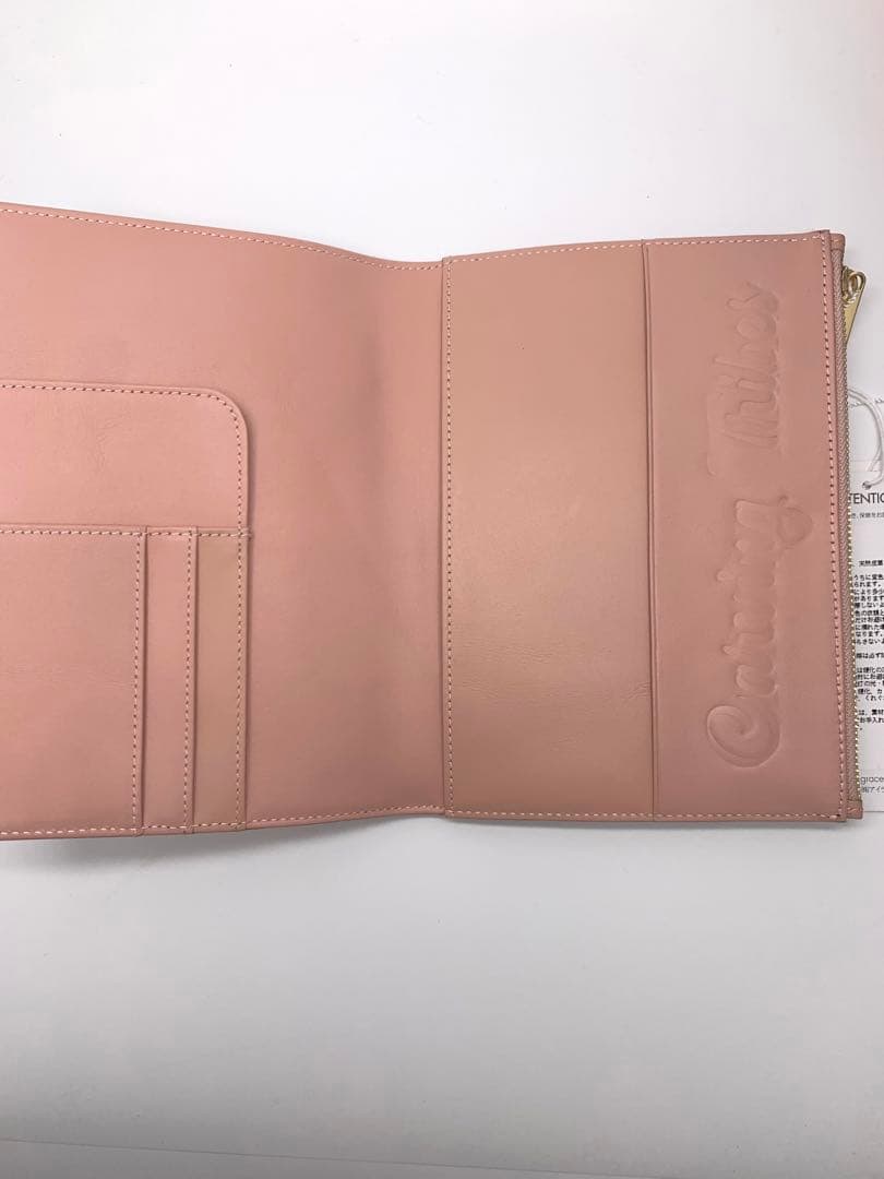Carving Tribes Passport case B6 牛革　ピンク