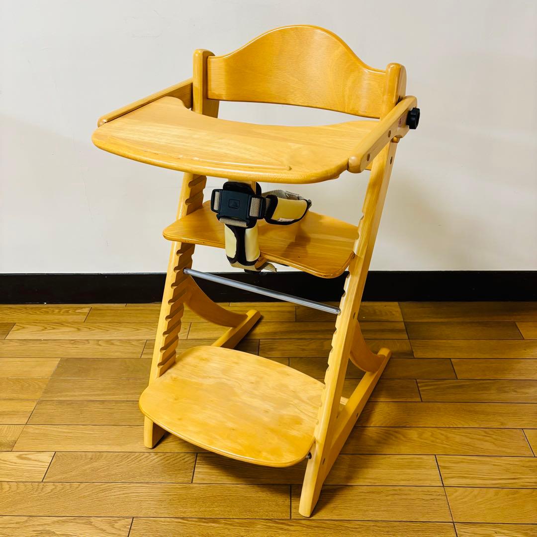 大和屋　すくすくスリムフィットチェア　テーブル＆ガード付　送料込み