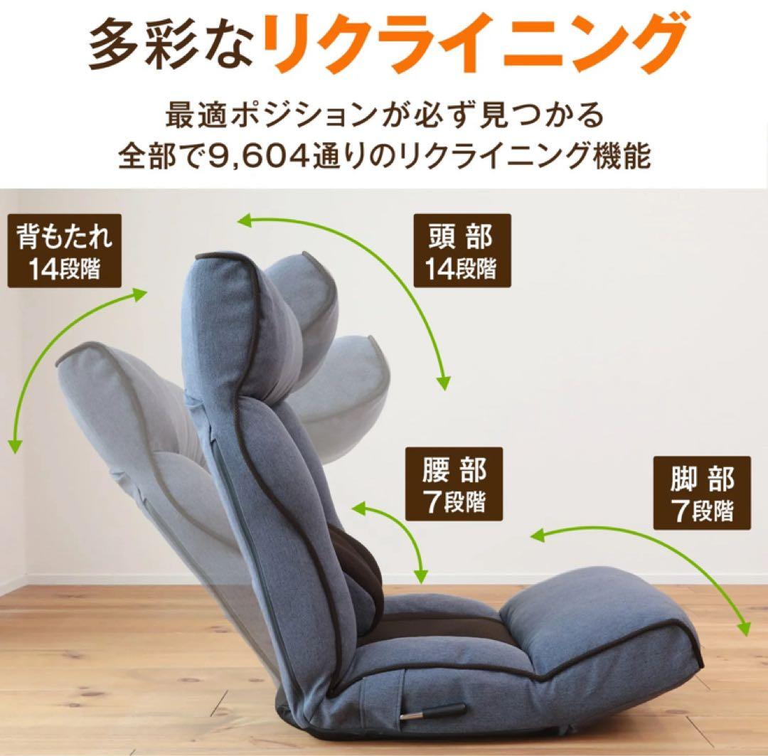 腰の神様がくれた座椅子　PLUS 品番：ZF1-ニール/ZF1-二ーカム