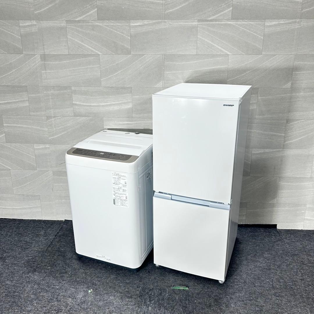 生活家電2点セット 冷蔵庫 洗濯機 高年式 単身用 格安 2021年 d4836