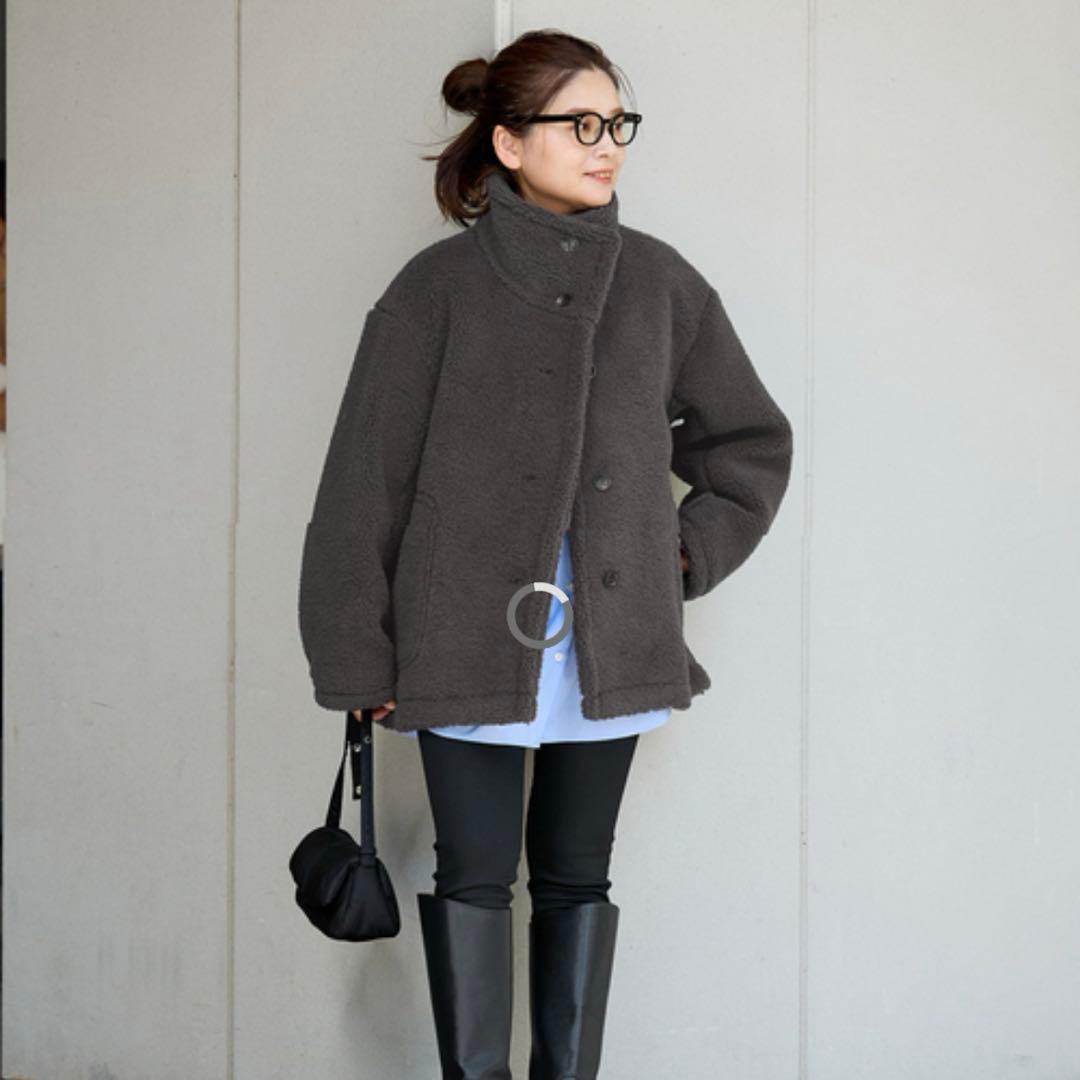 JOURNAL STANDARD エコファーショートブルゾン