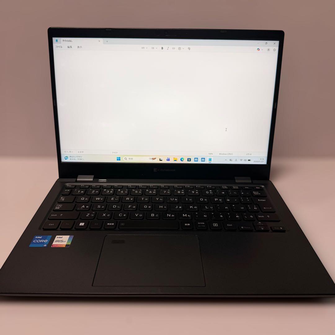 バッテリー最大容量97% 東芝 dynabook G83/KW メモリ16GB