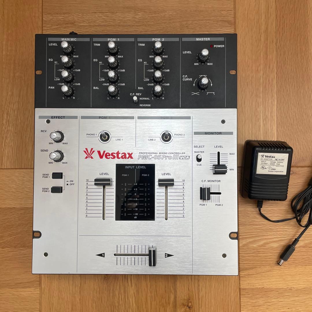 Vestax PMC-05Pro III VCA DJミキサー