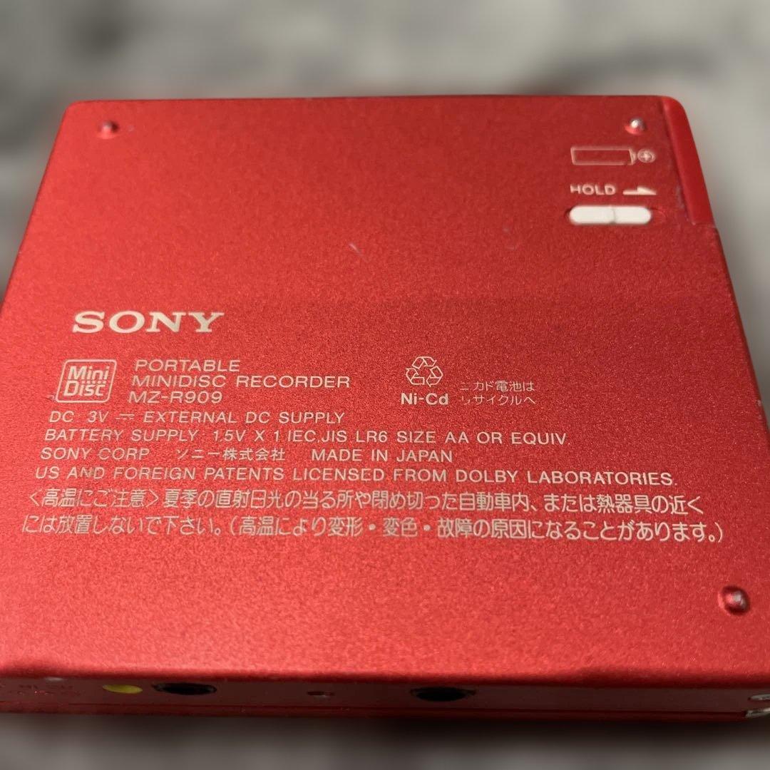 SONY MDウォークマン　MZ-R909