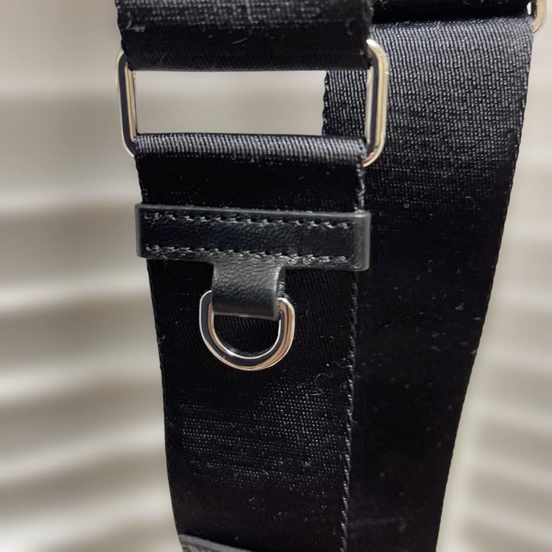 プラダ　パデッドRe-Ｎylon✖️レザー　　トートバッグ　黒　美品！