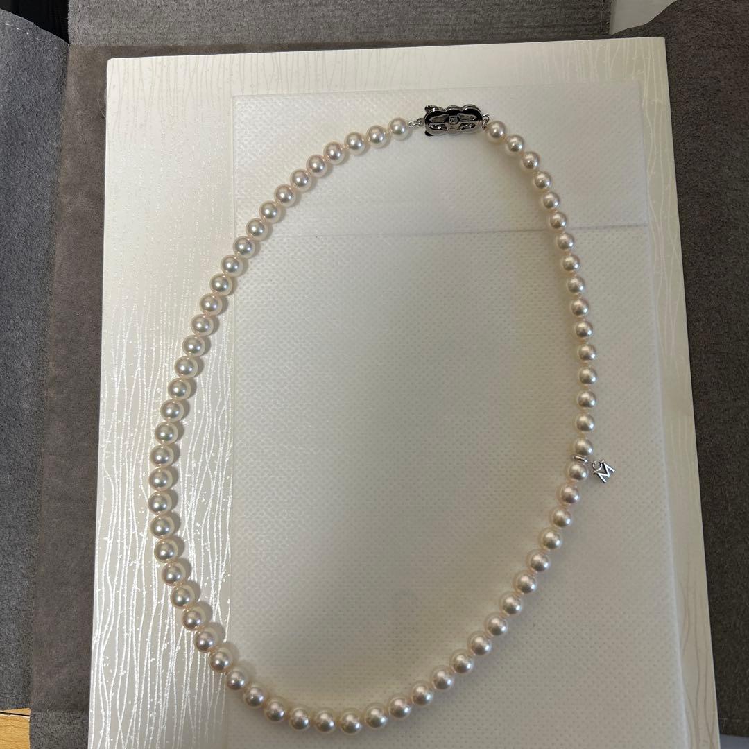 ミキモト MIKIMOTO あこや真珠　パール　ネックレス　約6〜6.5mm未満