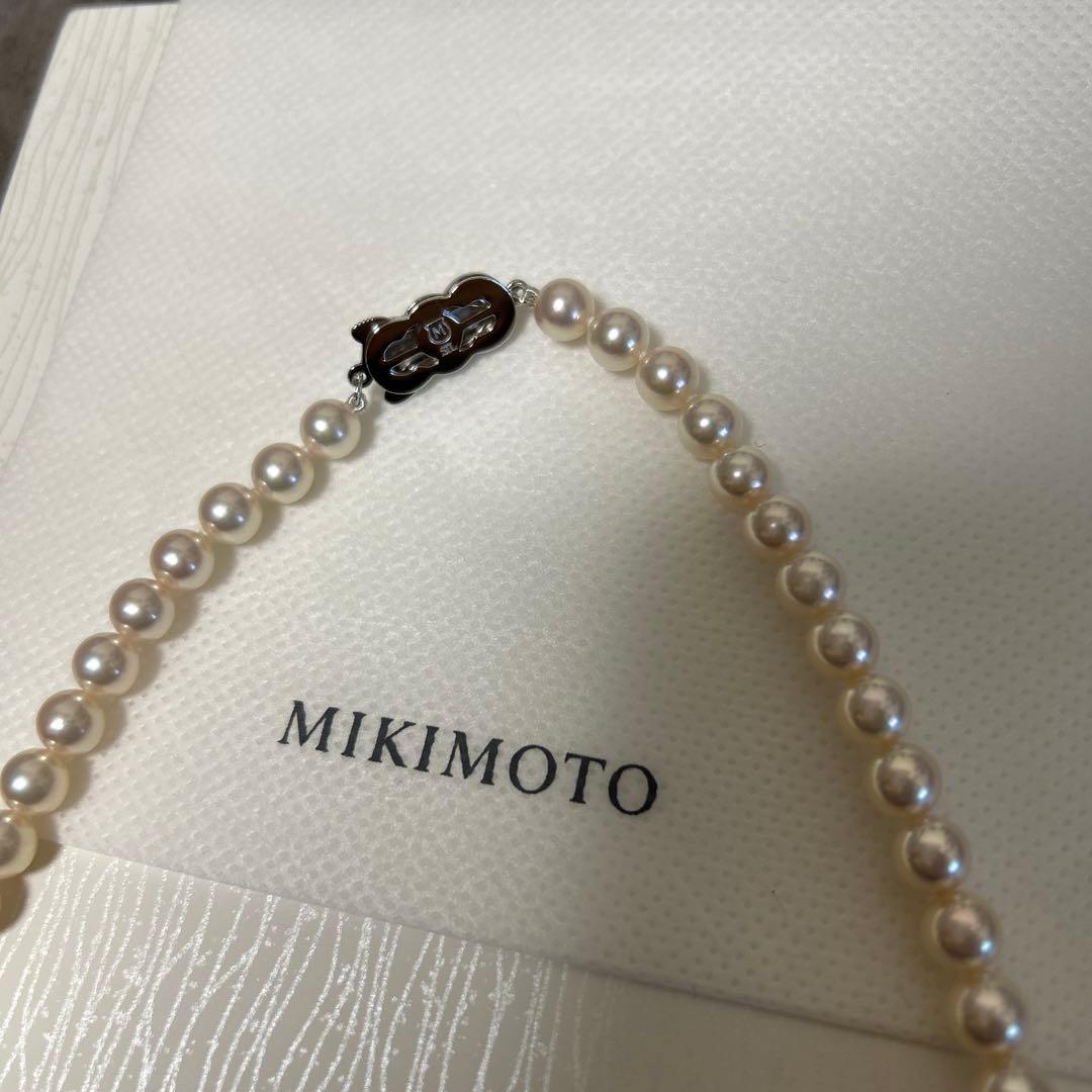 ミキモト MIKIMOTO あこや真珠　パール　ネックレス　約6〜6.5mm未満