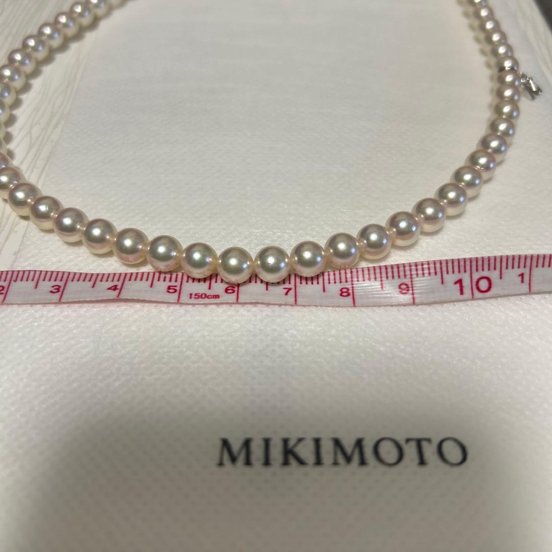 ミキモト MIKIMOTO あこや真珠　パール　ネックレス　約6〜6.5mm未満