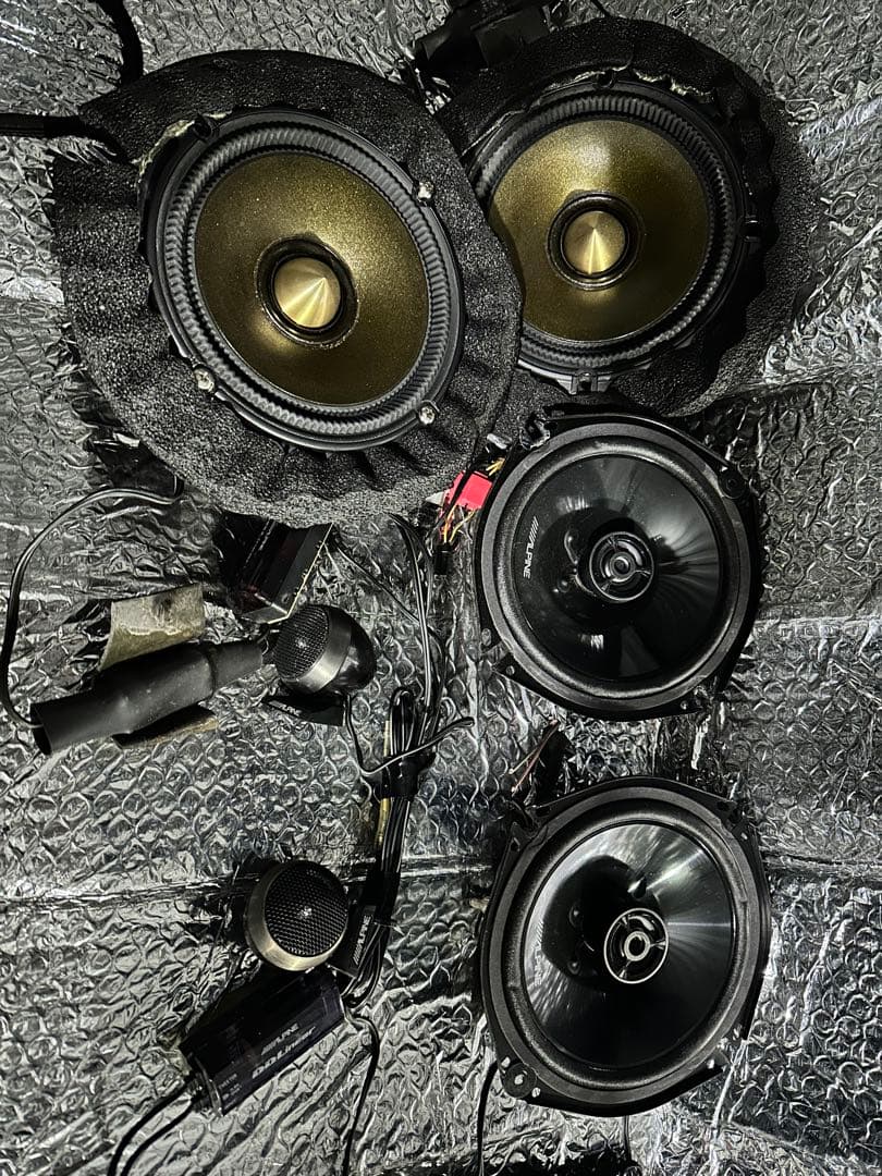 ALPINE DLX-F171S 2ウェイスピーカー 160W