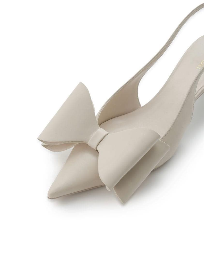 スナイデル　snidel ミュール　リボンモチーフサンダル