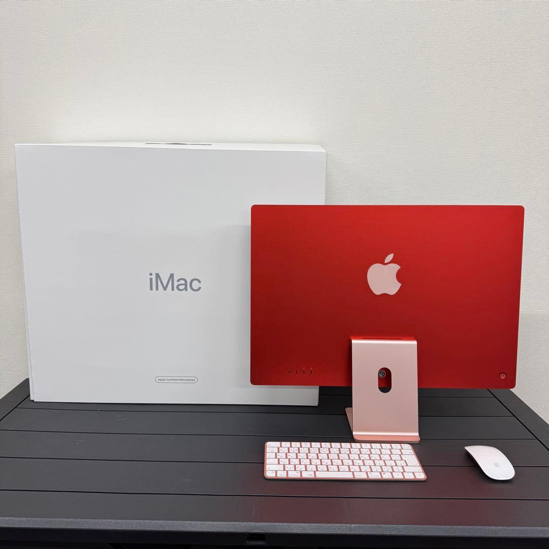 iMac M3 メモリ24GB/1TBストレージ Apple整備済み品 ピンク