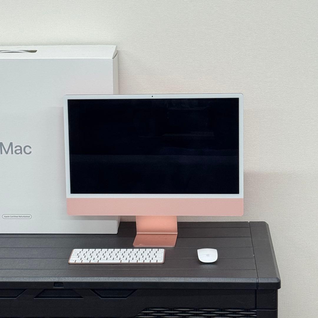 iMac M3 メモリ24GB/1TBストレージ Apple整備済み品 ピンク