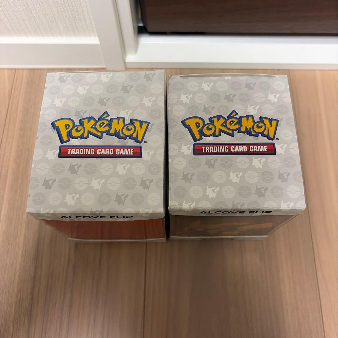 【値引】ポケモン アルコーブ フリップデッキケース リザードン&ピカチュウセット