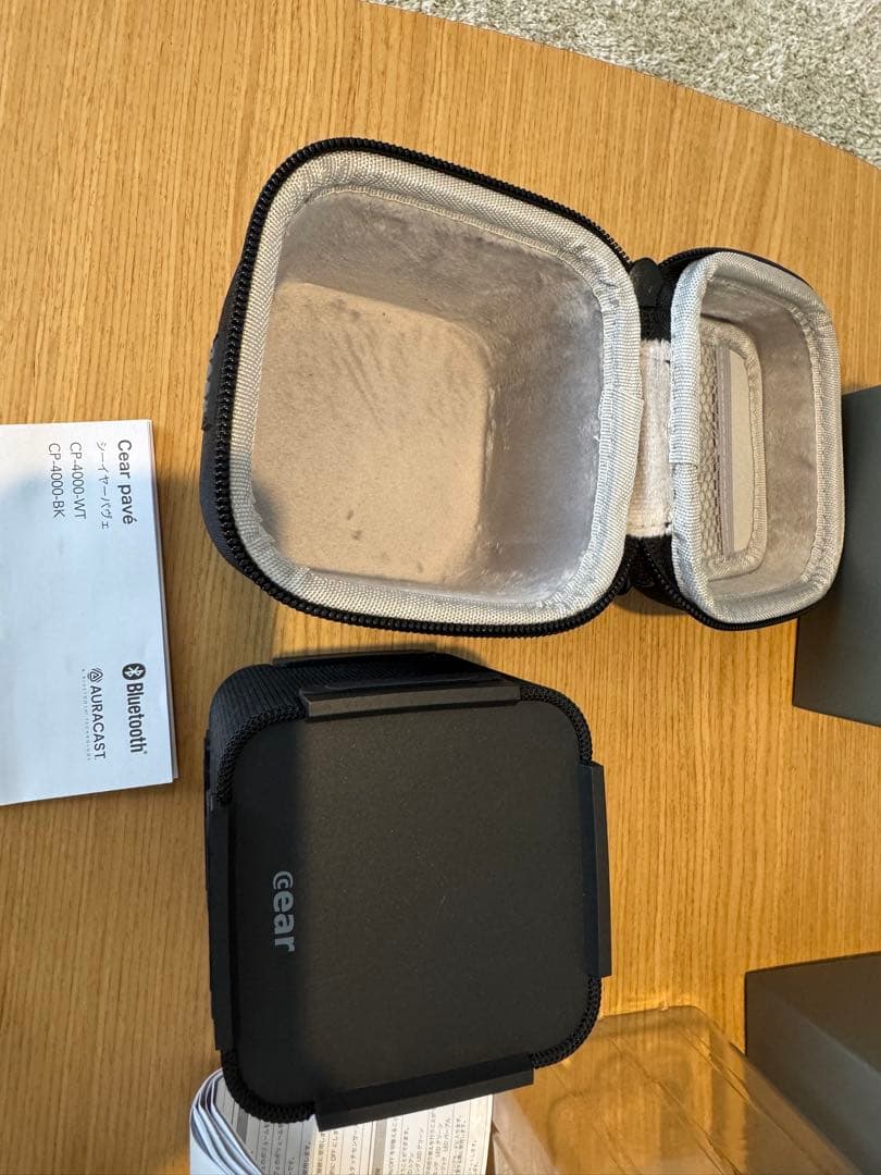 【即購入歓迎】cear pavé シーイヤーパヴェ黒×2、シーイヤーコア黒×1