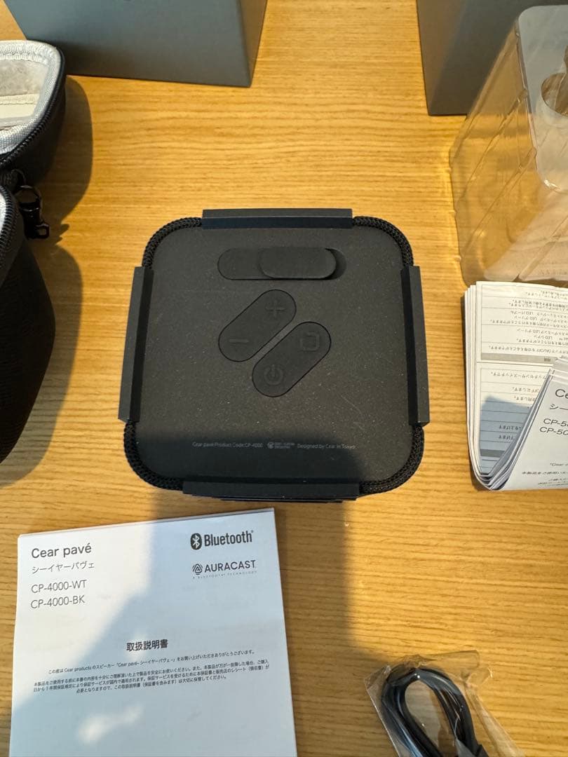 【即購入歓迎】cear pavé シーイヤーパヴェ黒×2、シーイヤーコア黒×1