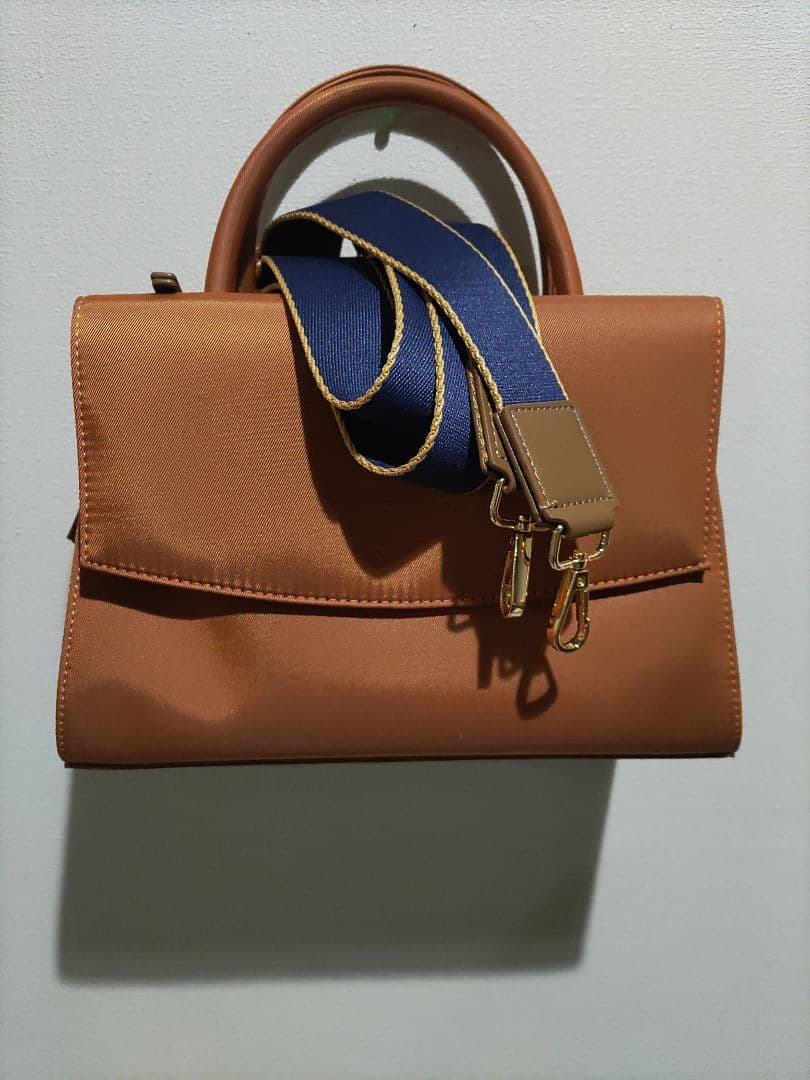 【ear PAPILLONNER】きれいめ撥水トートバッグS　オレンジ