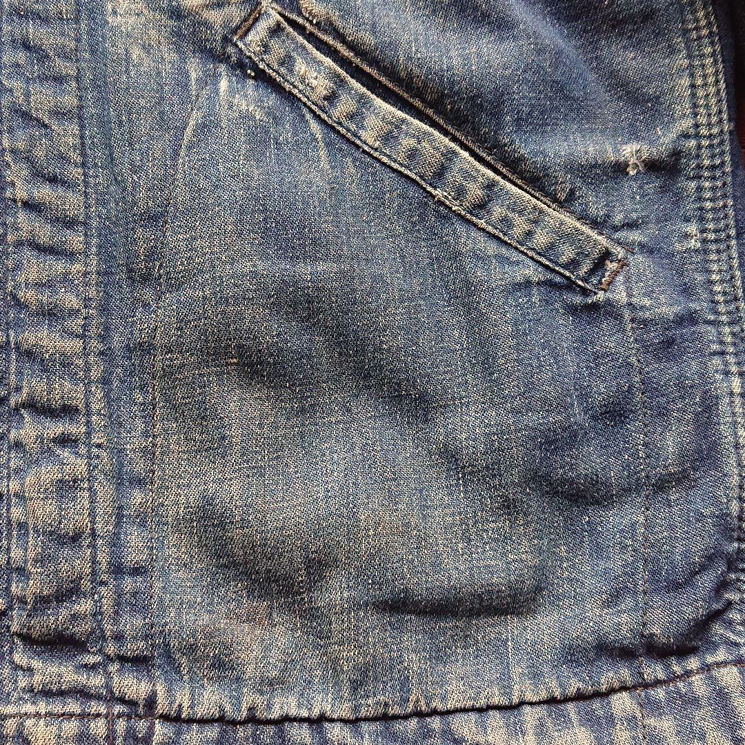 50s Railchief ヴィンテージ ホワイトブランケット デニムジャケット