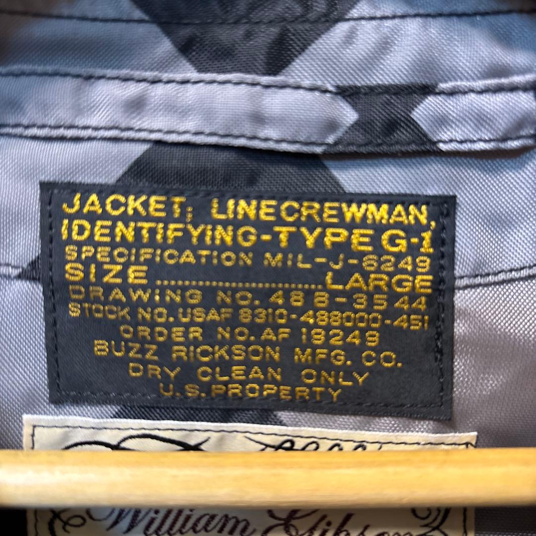 ジャケット・アウター BUZZ RICKSON'S Type BLACK LINE CREWMAN