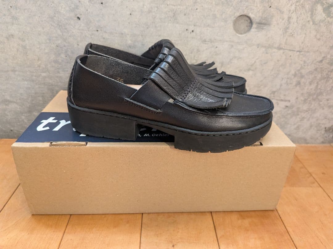 トリッペンtrippen tiger フリンジ ローファー 35